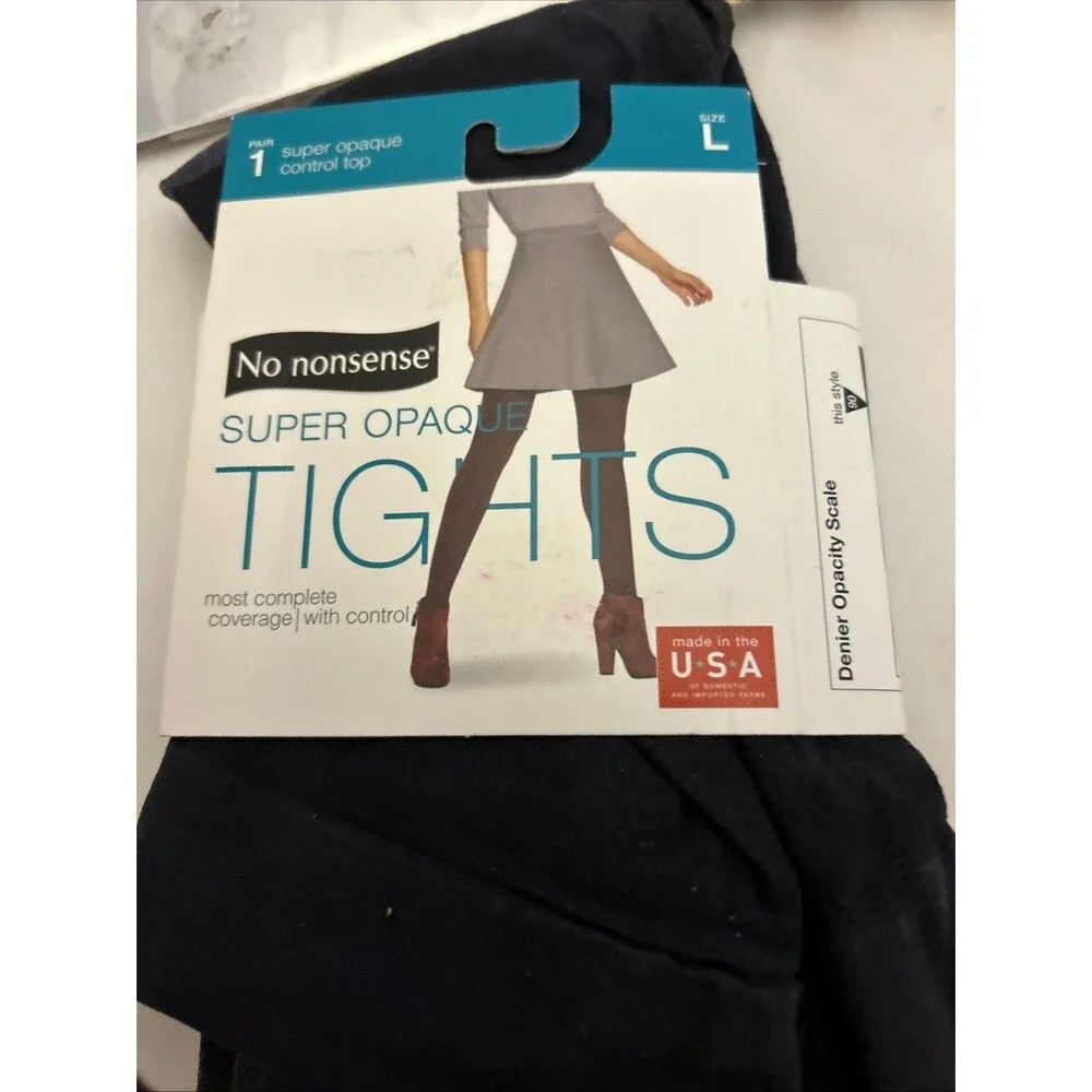 #8593 3 WOMEN'S NOS PANTYHOSE BLACK,WHITE,